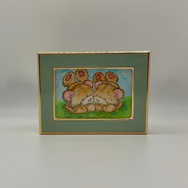Framed Magnet - Hand Watercolored Bears