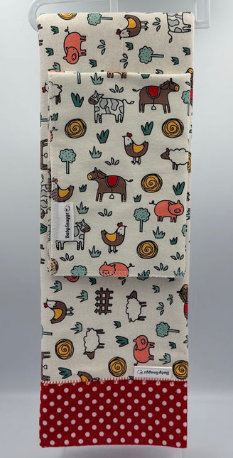 Blanket & Burp Cloth Set
