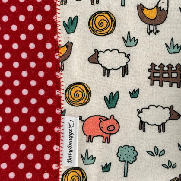 Blanket & Burp Cloth Set