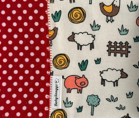 Blanket & Burp Cloth Set