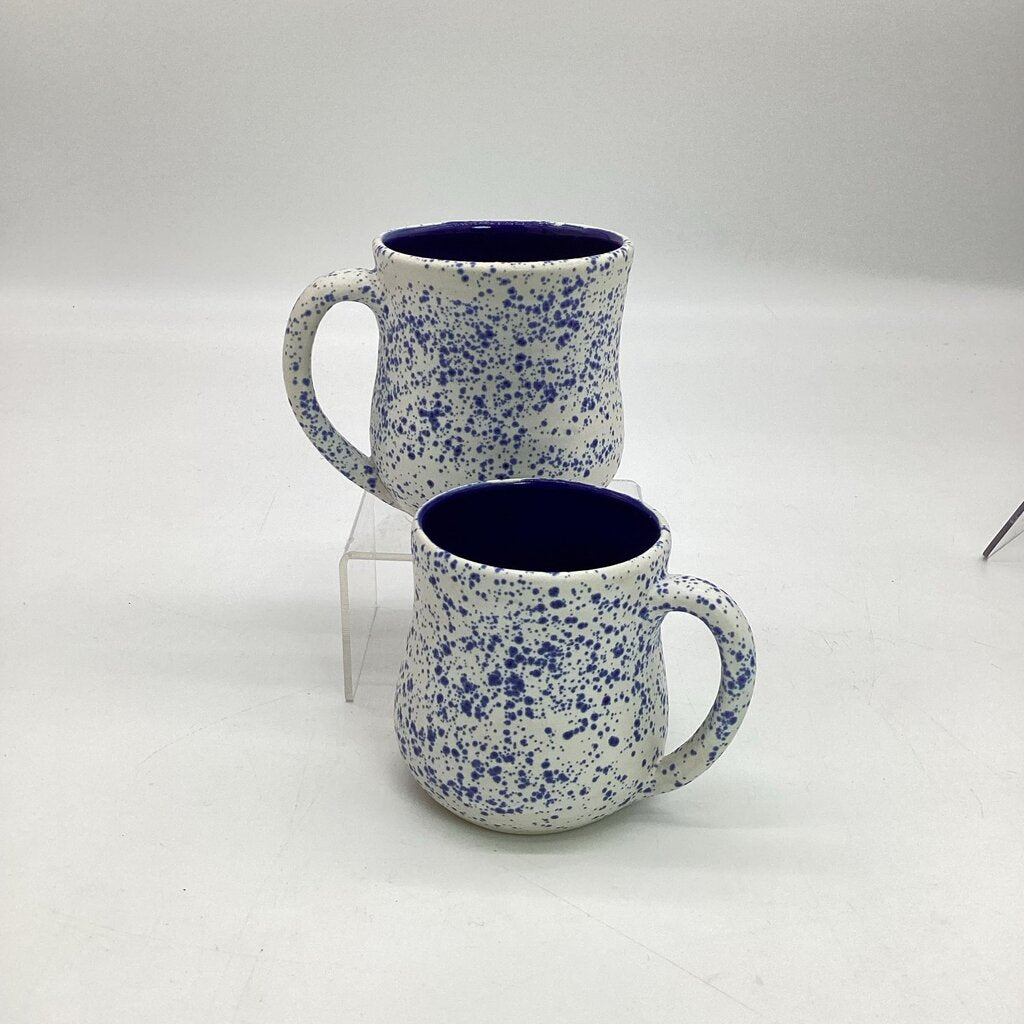 White and Blue Mug