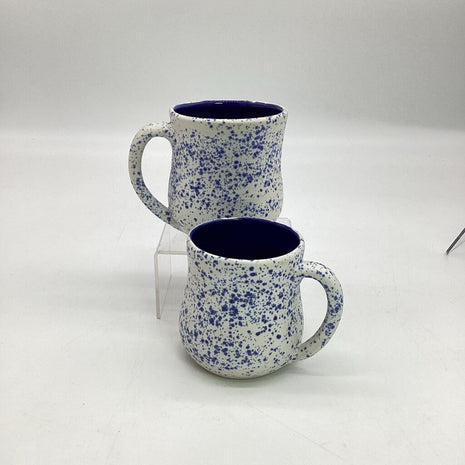 White and Blue Mug