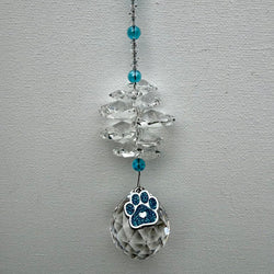 PAW PRINT OCTAGON BLUE - view 2