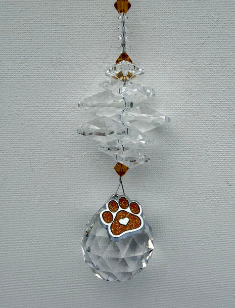 PAW PRINT OCTAGON RUST