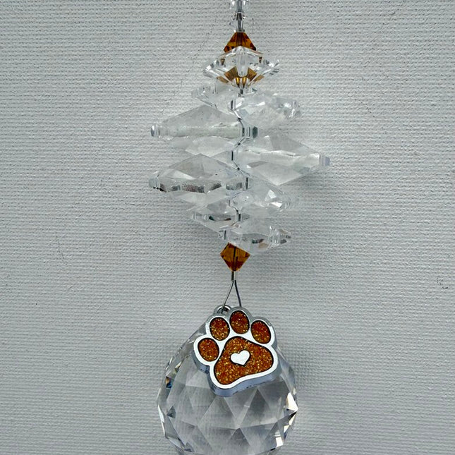 PAW PRINT OCTAGON RUST