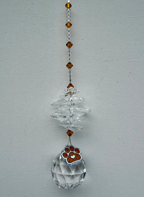 PAW PRINT OCTAGON RUST