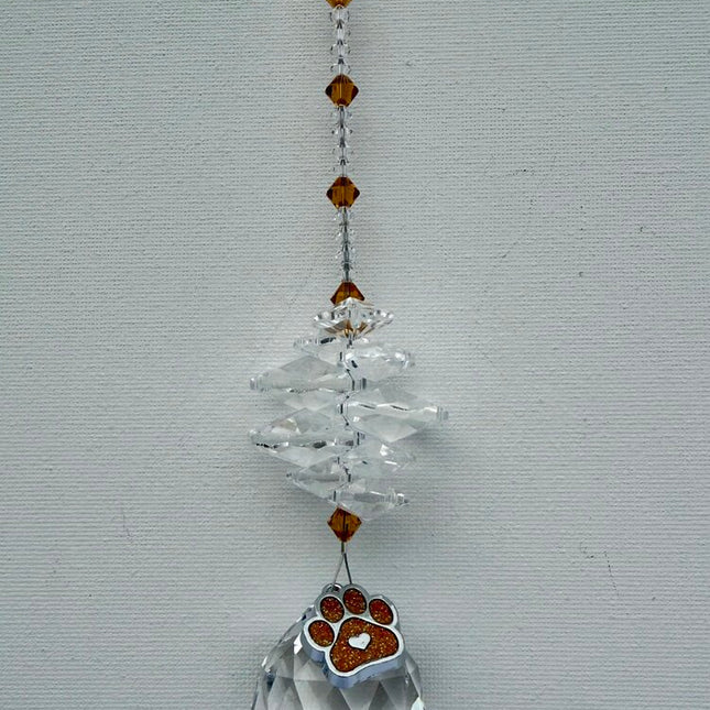 PAW PRINT OCTAGON RUST