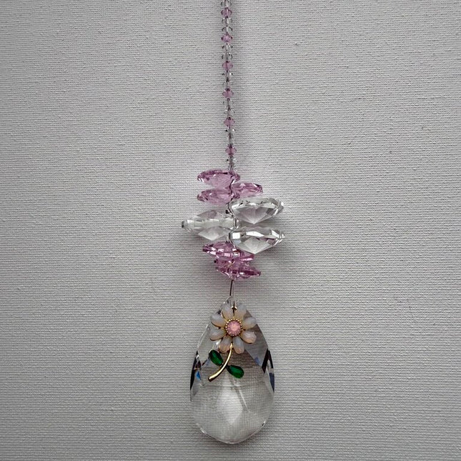 DAISY TEARDROP PINK OCTAGON