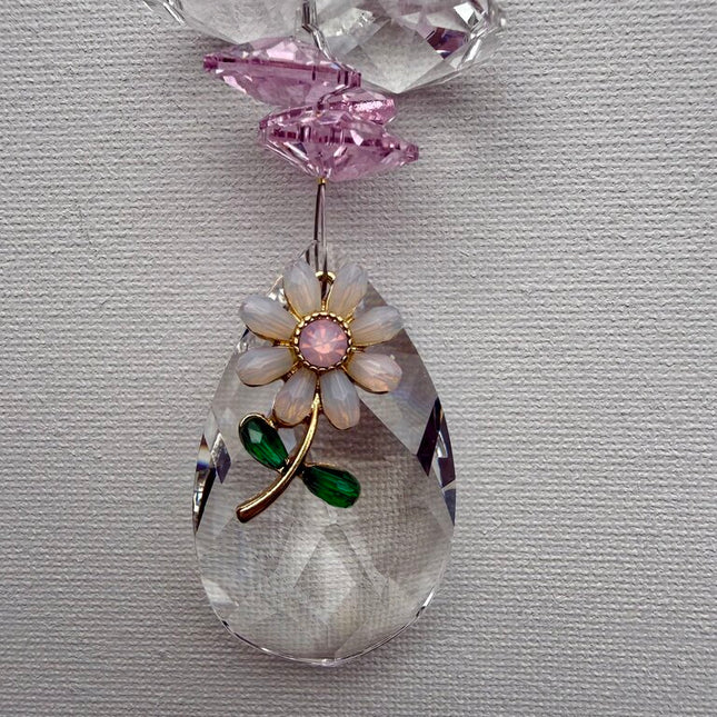 DAISY TEARDROP PINK OCTAGON