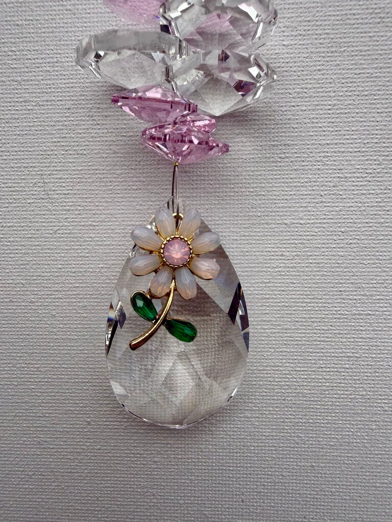 DAISY TEARDROP PINK OCTAGON