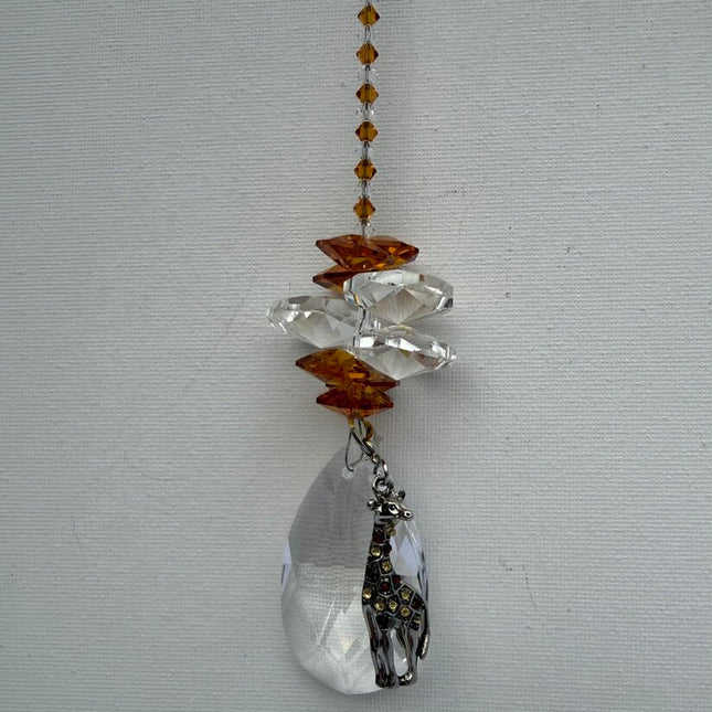 GIRAFFE TEARDROP TOPAZ OCTAGON