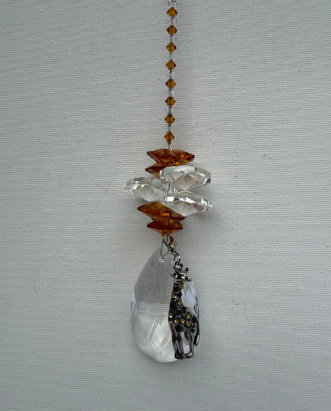 GIRAFFE TEARDROP TOPAZ OCTAGON