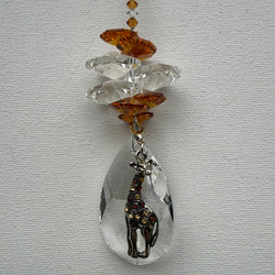 GIRAFFE TEARDROP TOPAZ OCTAGON - view 1