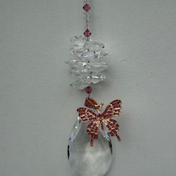 BUTTERFLY TEARDROP ROSE OCTAGON - view 1