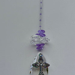 CROSS TEARDROP LILAC OCTAGON - view 2