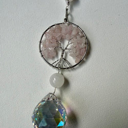 TREE OF LIFE ROSE QUARTZ - view 2