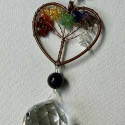 TREE OF LIFE HEART AMETHYST - view 2