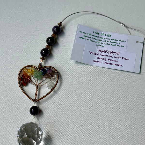 TREE OF LIFE HEART AMETHYST