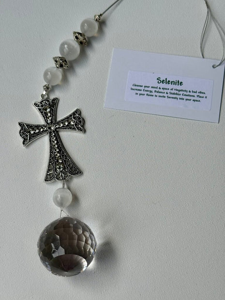 CROSS 40MM SELENITE