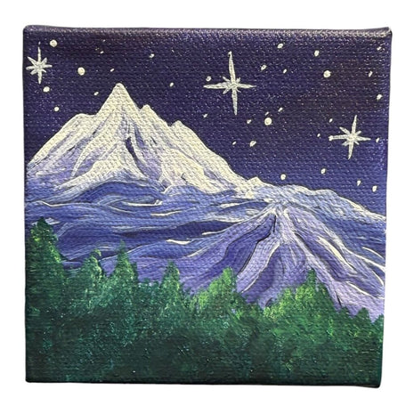Stars and mountain