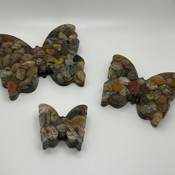 Resin-Butterfly Trio