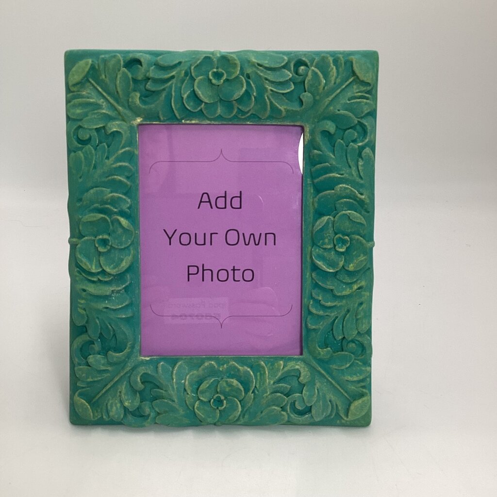 Teal & Gold Picture Frame