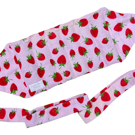 Strawberry Hands-Free Microwave Heating Pad for Lower Back