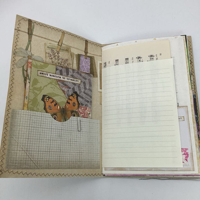 Garden Plans handmade junk journal