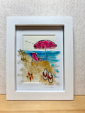 Beach mini frame pinks