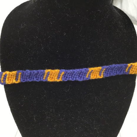 Purple w/ gold staircase