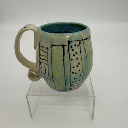 Whimsical Blue Mug - view 1