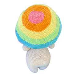 Crocheted giant mushroom sprite - view 3
