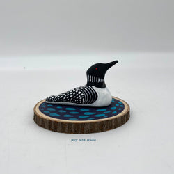 LOON FIGURINE - view 1