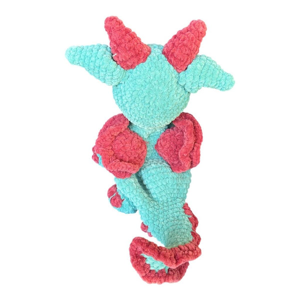 Crocheted dragon snuggler