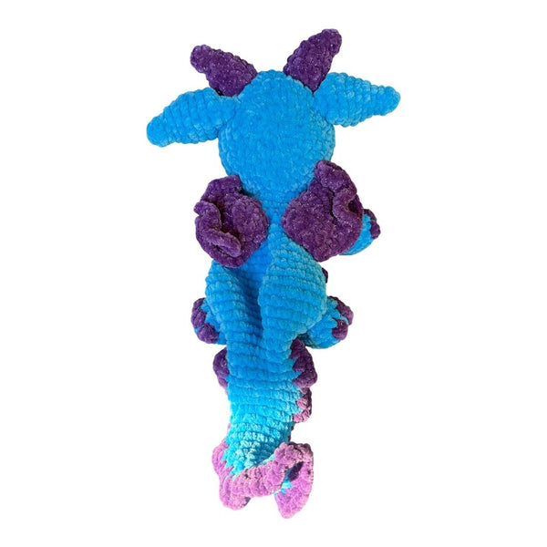 Crocheted dragon snuggler