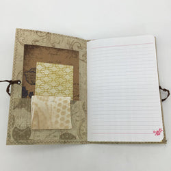 Clocks handmade junk journal - view 2
