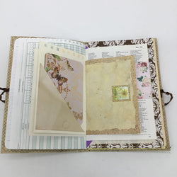 Clocks handmade junk journal - view 3