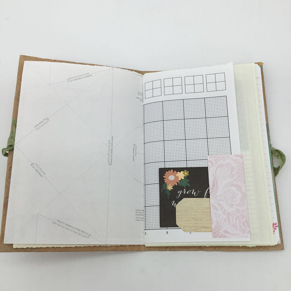 Dusty Pink handmade junk journal