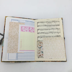 Antique Flower handmade junk journal - view 3