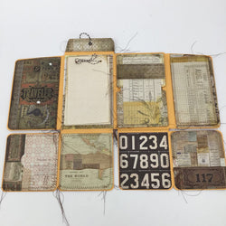 Vintage themed handmade travel folio/ junk journal - view 2