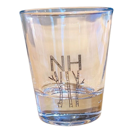 NH Shot Glass Birch Trees