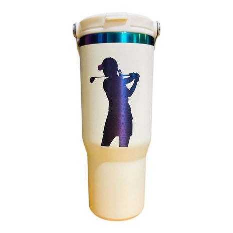 30 oz Golfer Woman Cream Multi