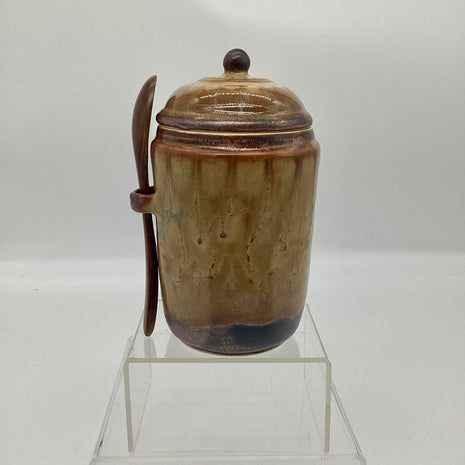 Tea Jar w/spoon- Copper