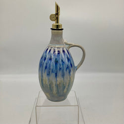 Oil Cruet-Pearl/Blue Peacock - view 2