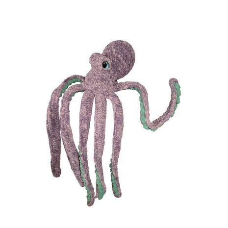 Crocheted giant octopus stuffie