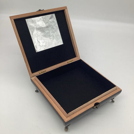 Black Rustic Cross Box