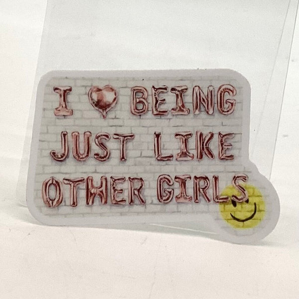 Other Girls Feminist Vinyl Sticker
