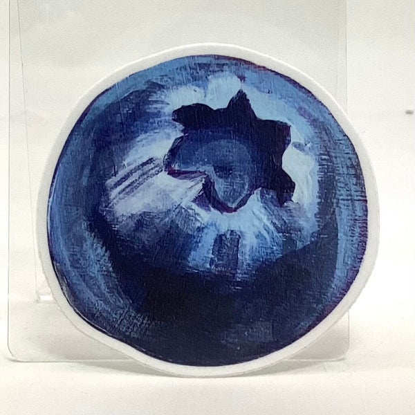 Blueberry Weatherproof Vinyl Art Sticker