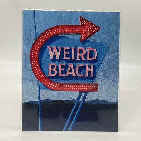 Weird Beach - Weirs Beach Laconia NH Art Print 8x10