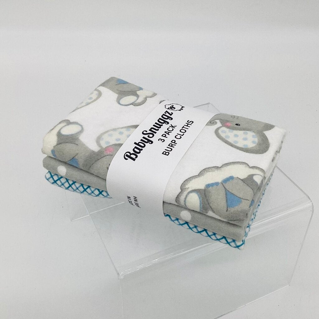 3 Pack Burp Cloths